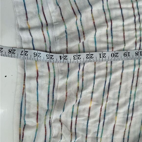 NEW Torrid Off-Shoulder Hacci Stripe Raglan Tee White multicolor Size 2X - Picture 12 of 12